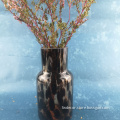 Leopard Tortoise Shell Glass Vase black leopard vase